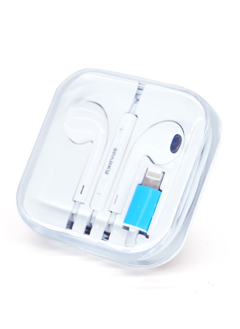 Sparky - In-Ear Headphones With Mic White - Image 1