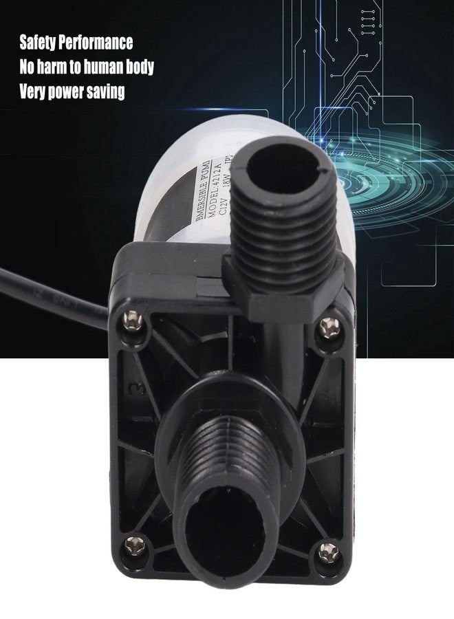 ZERONE Small Submersible Pump DC12V 20W 800Lh Brushless Motor Abs Material Power Saving Quiet, Suitable for Aquarium Fish, Garden Fountain - Image 4