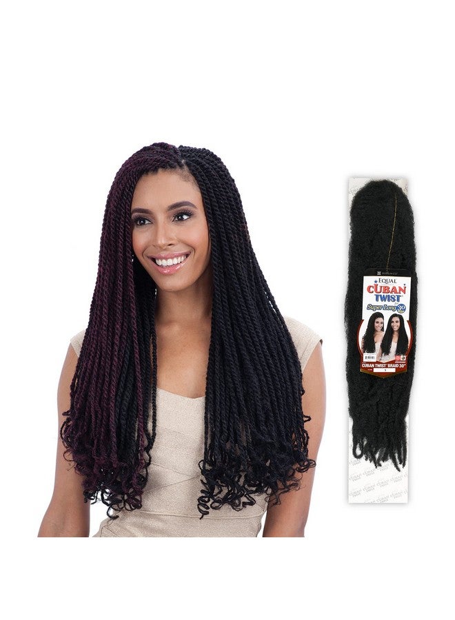 Shake-N-Go Freetress Cuban Twist Braid 30" (4 Medium Brown) - Image 2