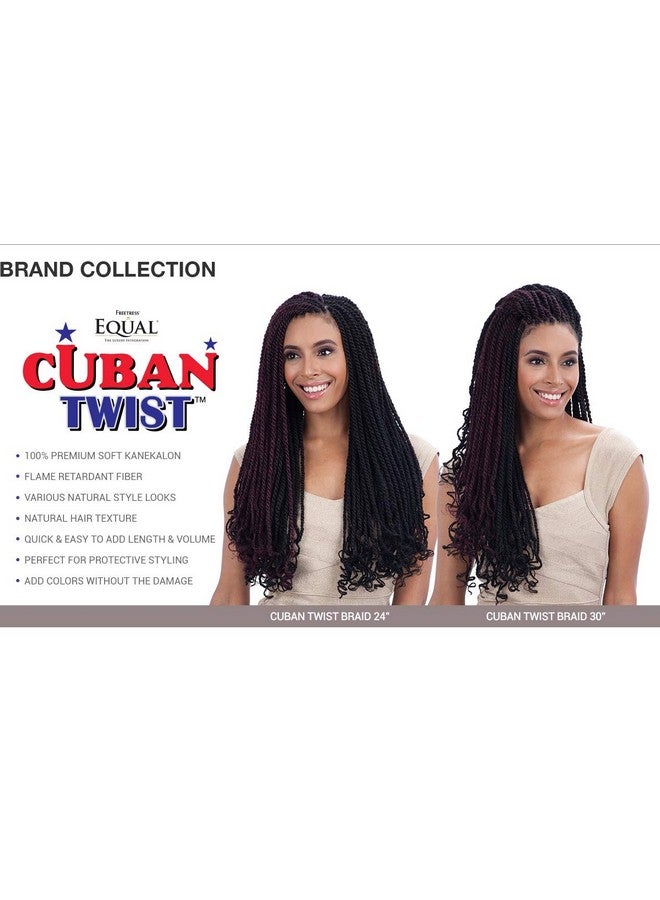 Shake-N-Go Freetress Cuban Twist Braid 30" (4 Medium Brown) - Image 3