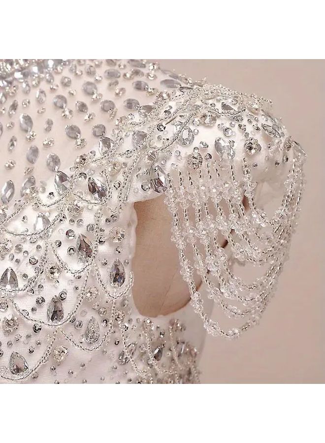 Crystal AB Flatback Glass Horse Eye Rhinestones 9x18mm 24pcs Sew On Decorative Beads - Image 3