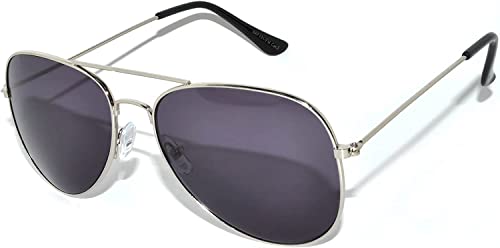 OWL Aviator Sunglasses (Silver-Frame-Smoke-Lens) OWL ®. - Image 4