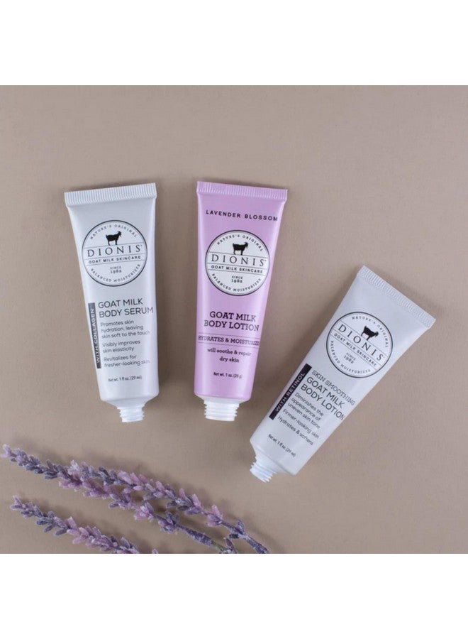 Dionis Goat Milk Skincare Body Care Set - Lavender Blossom Lotion, Body Lotion W/Retinol, Body Serum W/Collagen, Deep Hydration and Younger Skin - Image 5