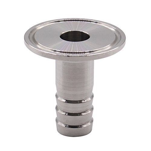 DERNORD 1.5" Tri Clamp to 0.75" Hose Barbed Adapter SUS304 Sanitary Hose Pipe Fitting (3/4 Inch Barb Hose) - Image 3