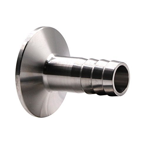 DERNORD 1.5" Tri Clamp to 0.75" Hose Barbed Adapter SUS304 Sanitary Hose Pipe Fitting (3/4 Inch Barb Hose) - Image 2