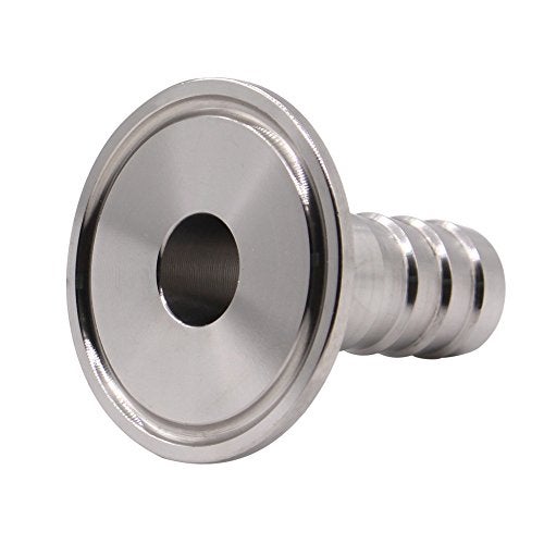 DERNORD 1.5" Tri Clamp to 0.75" Hose Barbed Adapter SUS304 Sanitary Hose Pipe Fitting (3/4 Inch Barb Hose) - Image 1
