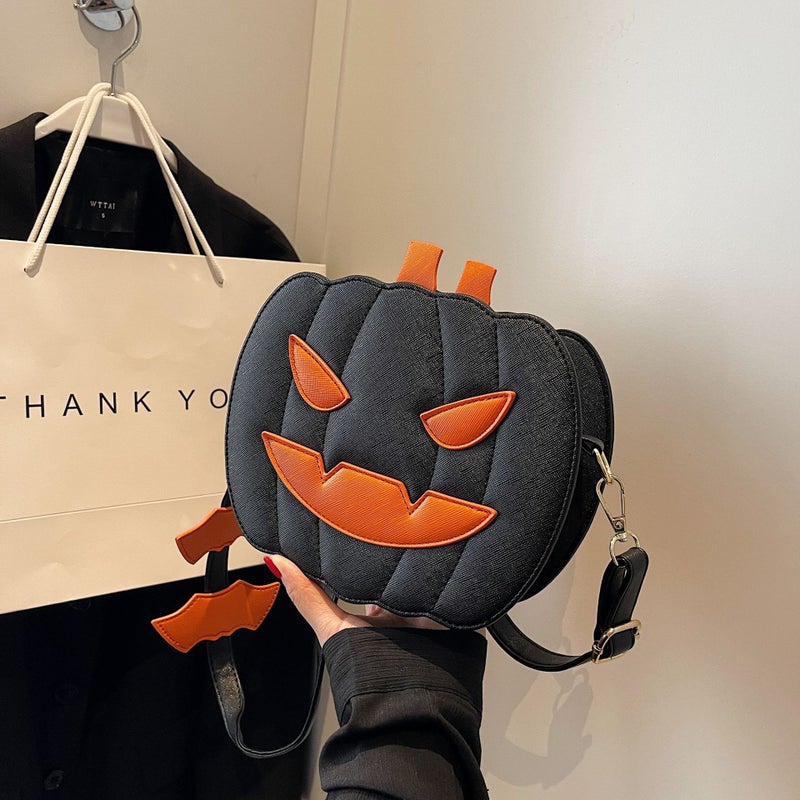 Women's Funny Pumpkin Halloween Crossbody Bag - Image 2