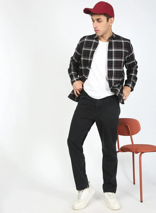 Styli Men Mid Rise Regular Fit Jeans By Bene Kleed