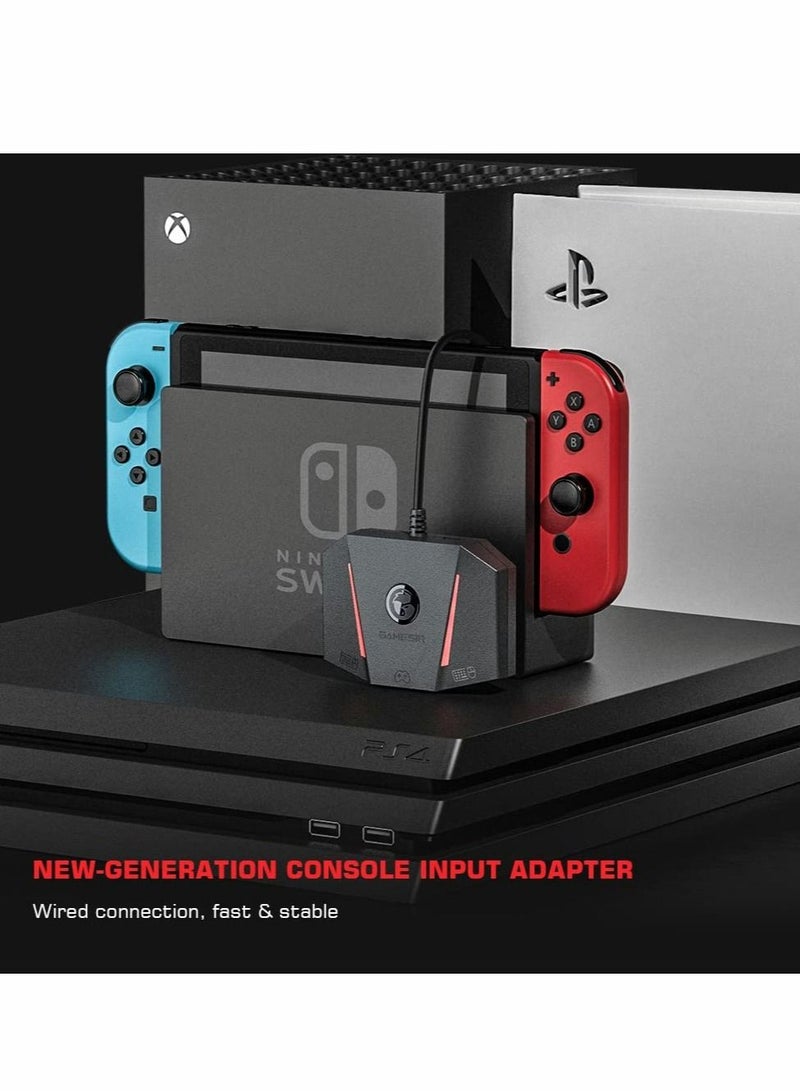 SYOSI إصدار جديد لمحول لوحة المفاتيح والماوس VX2 AimBox لـ Xbox One و Xbox Series X/S و Nintendo Switch و PS4 و PS5 لوحدات التحكم في الألعاب لـ FPS و TPS و RPG و RTS  - Image 3