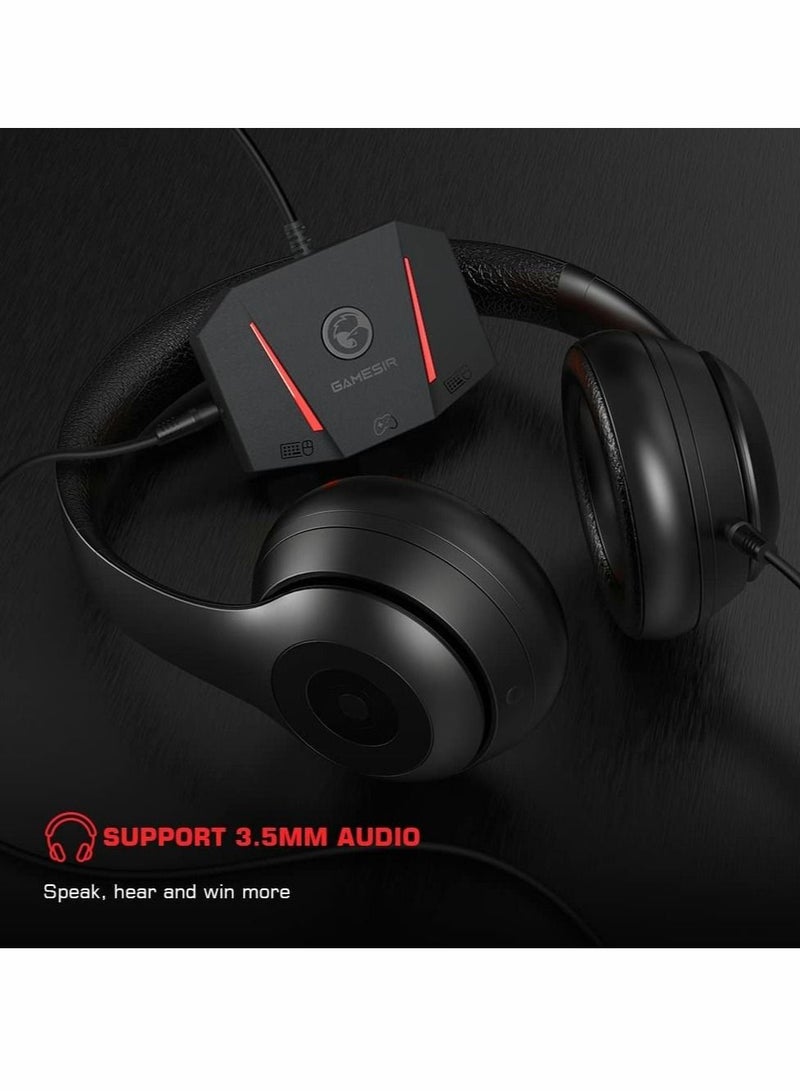 SYOSI إصدار جديد لمحول لوحة المفاتيح والماوس VX2 AimBox لـ Xbox One و Xbox Series X/S و Nintendo Switch و PS4 و PS5 لوحدات التحكم في الألعاب لـ FPS و TPS و RPG و RTS  - Image 4
