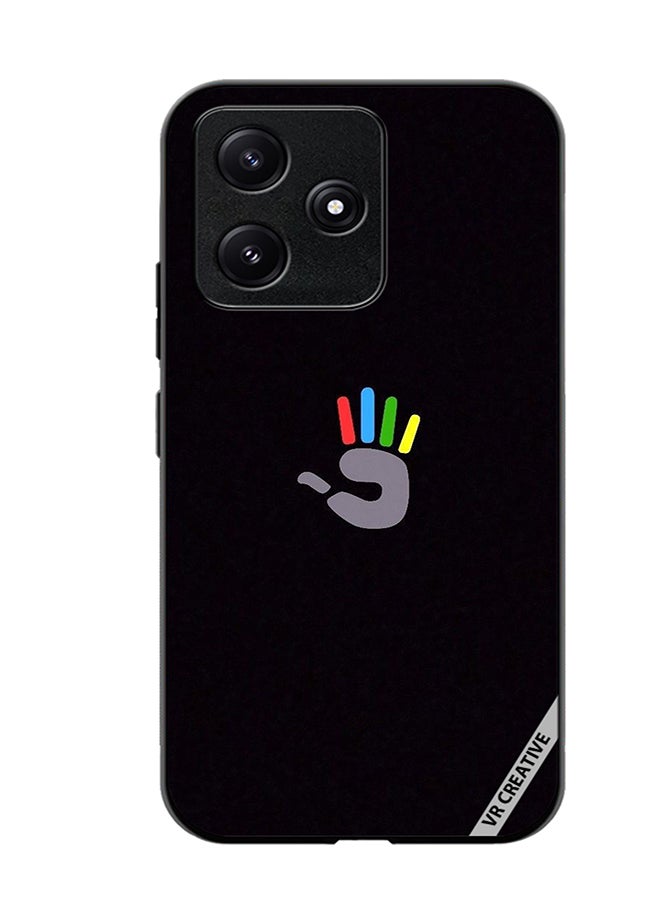 VR CREATIVE Protective Case Cover For Xiaomi Poco M6 Pro 5G Colorful Hand Design Multicolour - Image 1