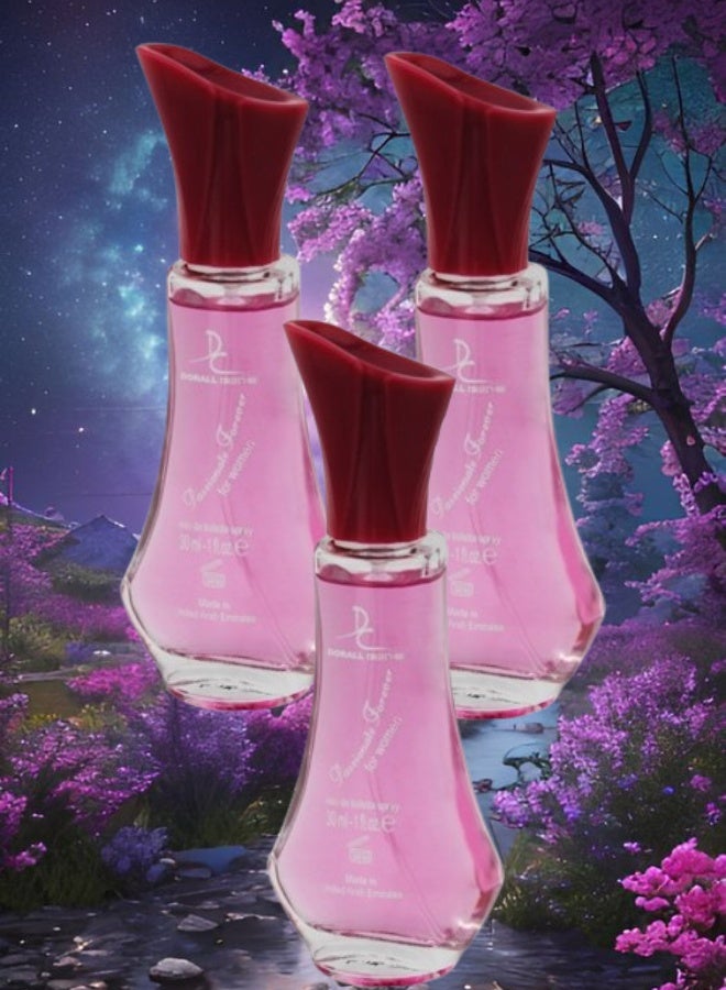 DORALL COLLECTION 3 Pieces Passionate Forever Perfume 30ML - Image 1