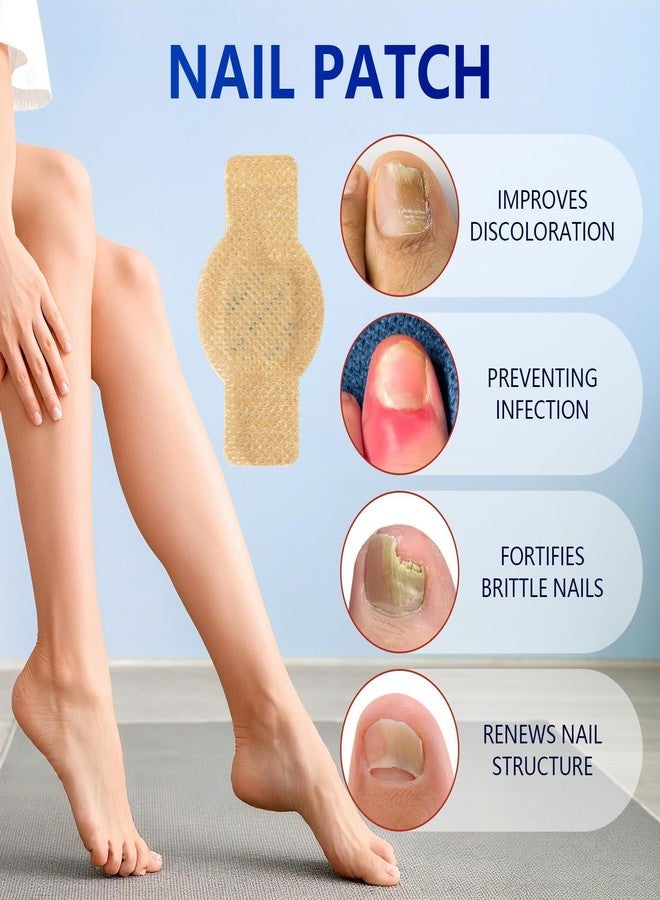JD PRO | 21 PCS Fungal Nail Patches, Ingrown Toe Nail Remover, Nail Revitalizing Patches Overnight Nail Support for Damaged Nails May Assist Comfortable and Discreet Easy to Apply and Remove.| - Image 5