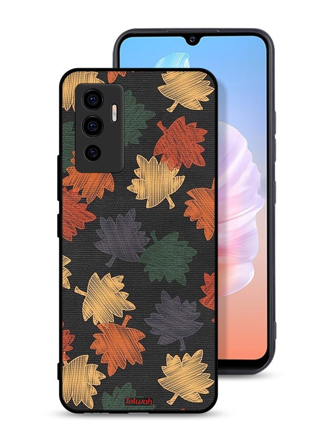 Tolwak Vivo S10e 5G Protective Case Cover Autumn Leaves Art - Image 1