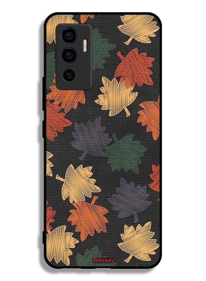 Tolwak Vivo S10e 5G Protective Case Cover Autumn Leaves Art - Image 2