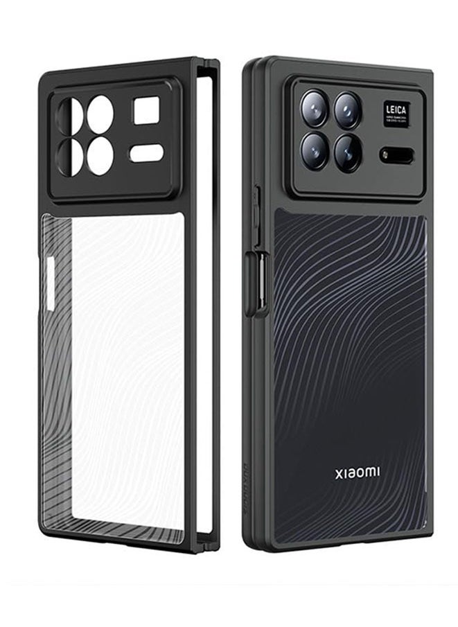 Muyixin Protective Case Cover For Xiaomi Mix Fold 3 with Slide Camera Cover Black  - Image 2