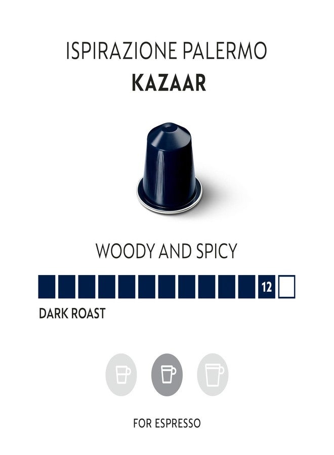 Nespresso Pods Original Line, Kazaar Intenso, Dark Roast Coffee, 40 Count Coffee Pods, Brews 1.35oz (4 Sleeves | 10 Pcs in Each Sleeve) - Image 2