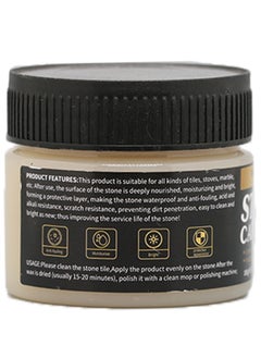 Aikanbo Polishing Wax for Marble,Stone Care Wax Ceramic Paste with Sponge and Spoon,Protective Stone Maintenance Style Polishing Wax for Floor  - Image 4