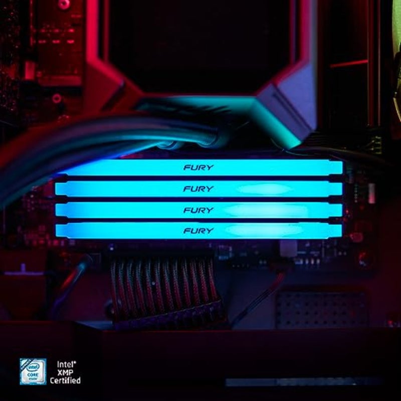 كينجستون فيوري بيست RGB DDR4 CL16 DIMM ذاكرة كمبيوتر KF432C16BB2AK2/64 - Image 4