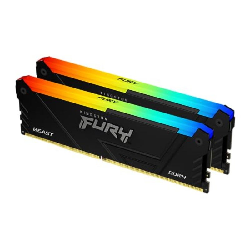 كينجستون فيوري بيست RGB DDR4 CL16 DIMM ذاكرة كمبيوتر KF432C16BB2AK2/64 - Image 1