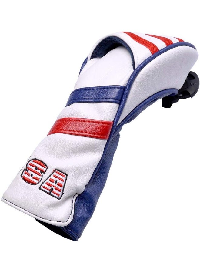 GOOACTION GOOACTION USA Golf Club Hybrid Headcover American Stars and Stripes Flag Synthetic Leather Patriotic Head Covers Protector  - Image 3