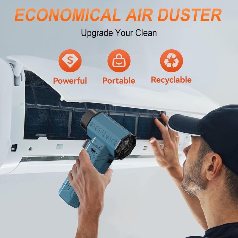 Outdoor High-speed Turbine Powerful Fan, Strong Outdoor Handheld Fan, Industrial Dust Blower, Snow Blower, Dust Blowing Fan - Image 5