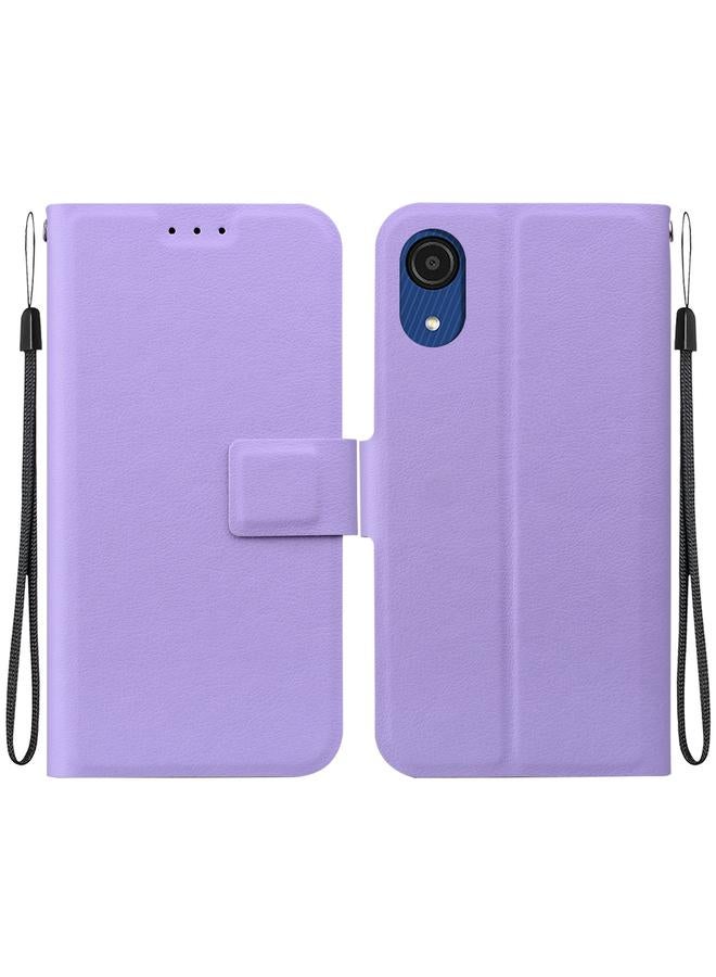 erorex Case For Samsung Galaxy A03 Core Ultra-thin Voltage Magnetic Buckle Leather Phone Case - Image 1
