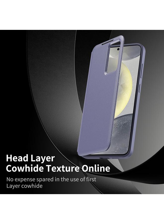 S-TOP Case For Samsung Galaxy S23 5G Smart View Window Leather Phone Case with Card Slot - Image 2