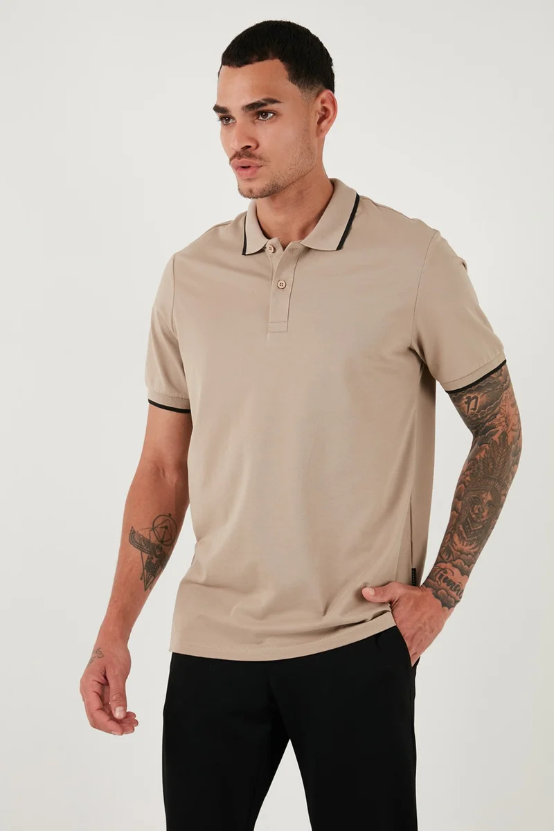 Buratti Cotton Regular Fit Polo Neck T Shirt Men's Polo Neck T Shirt 5902063