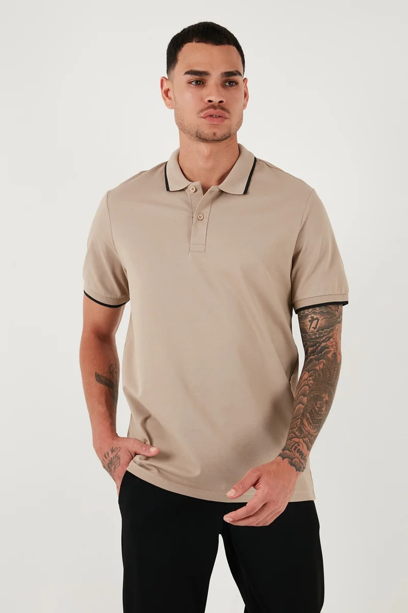 Buratti Cotton Regular Fit Polo Neck T Shirt Men's Polo Neck T Shirt 5902063
