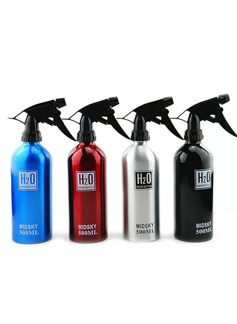 WATER BATTLE بخاخ مياة معدن فارغة سعة 300 مل متعدد الاستخدامات لتصفيف الشعر،للتنظيف ورش السوائل المنزلية،المطابخ والطاولات - أحمر - Image 1