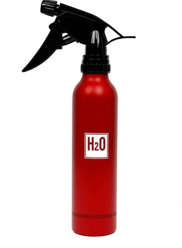 WATER BATTLE بخاخ مياة معدن فارغة سعة 300 مل متعدد الاستخدامات لتصفيف الشعر،للتنظيف ورش السوائل المنزلية،المطابخ والطاولات - أحمر - Image 5