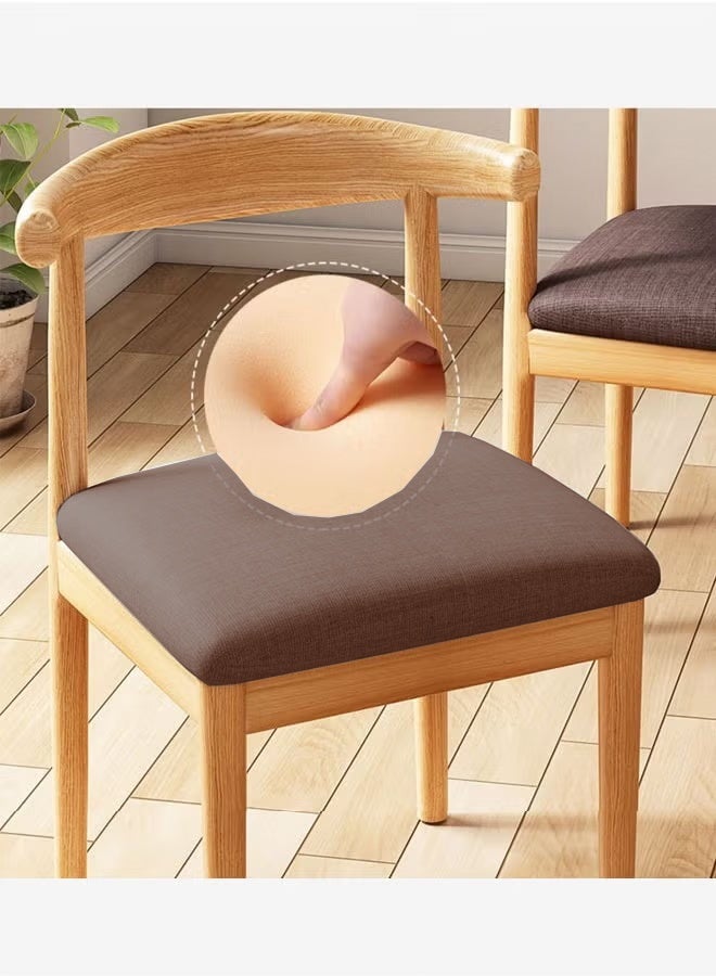 Generic Kitchen Chairs Dining Chair Modern Dining Chair Multifunctional Kitchen Chairs Curved Backrest Dining Chair For Office, Kitchen, Dining, Bedroom, Living Room Side Chair  - Image 4