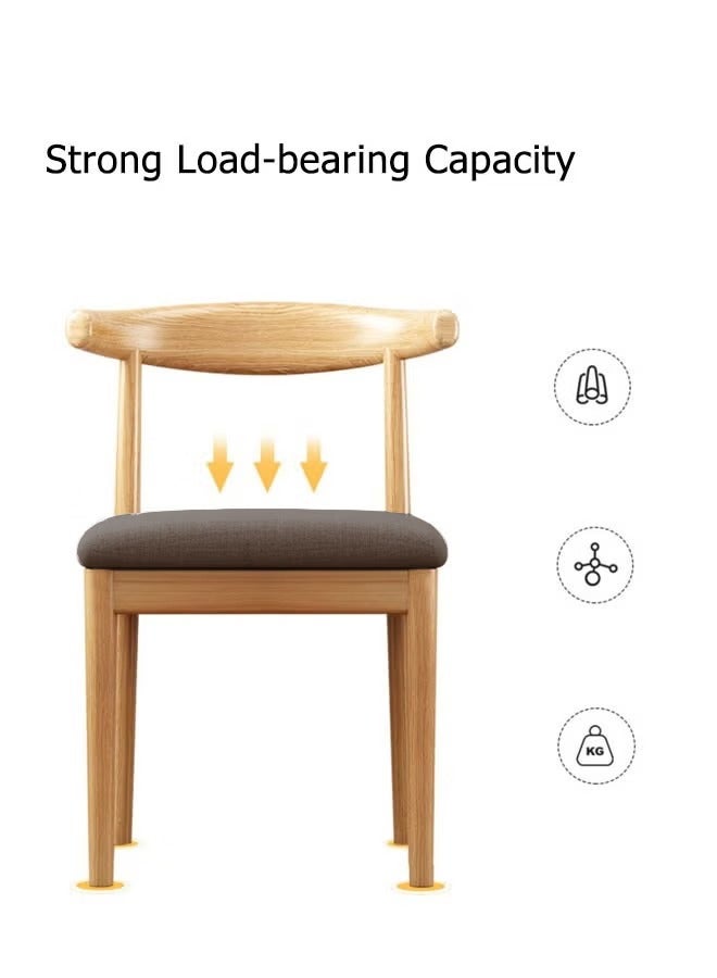 Generic Kitchen Chairs Dining Chair Modern Dining Chair Multifunctional Kitchen Chairs Curved Backrest Dining Chair For Office, Kitchen, Dining, Bedroom, Living Room Side Chair  - Image 3