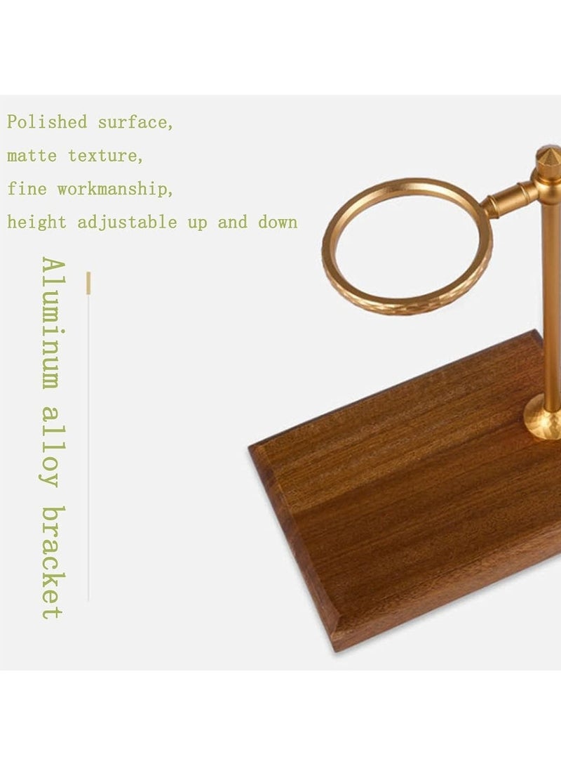 منصة تحضير قهوة يدوية قابلة للتعديل – قاعدة خشبية أنيقة لحامل الفلتر، مثالية للاستخدام المنزلي والمقاهي والمكتب - Image 4