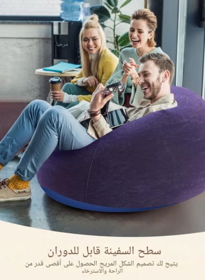 Lazy sofa bean bag living room balcony tatami lounge chair small apartment single modern simple removable and washable - Image 1