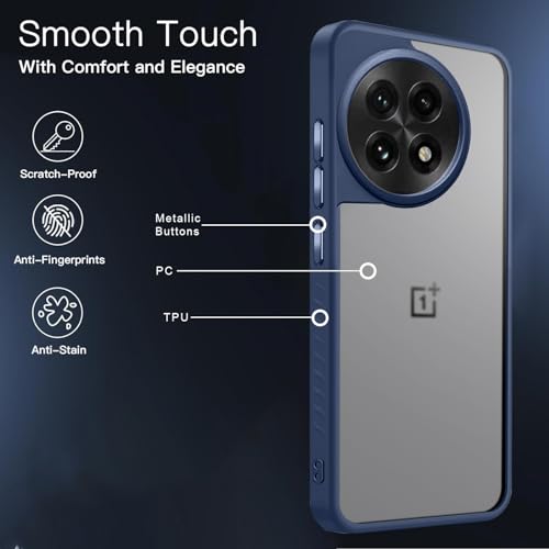 KARWAN®️ Shockproof Back Case Cover for Oneplus 13R | Camera Protection Bump |Shockproof Back Case Cover for Oneplus 13R - Blue - Image 4