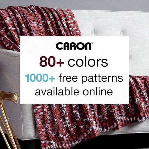 Caron CAR Jumbo Ombre Faded Jeans Yarn - 2 Pack of 340g/12 oz - 100% Acrylic - #4 Worsted (Medium) - 595 Yards - Knitting/Crochet - Image 3