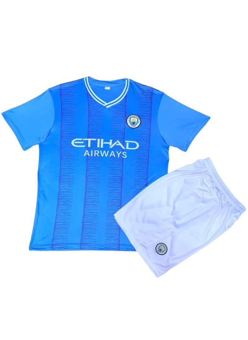 Manchester City F.C. - MANCHESTER CITY F.C 23/24 FOOTBALL JERSEY FOR KIDS & YOUTH - Image 1