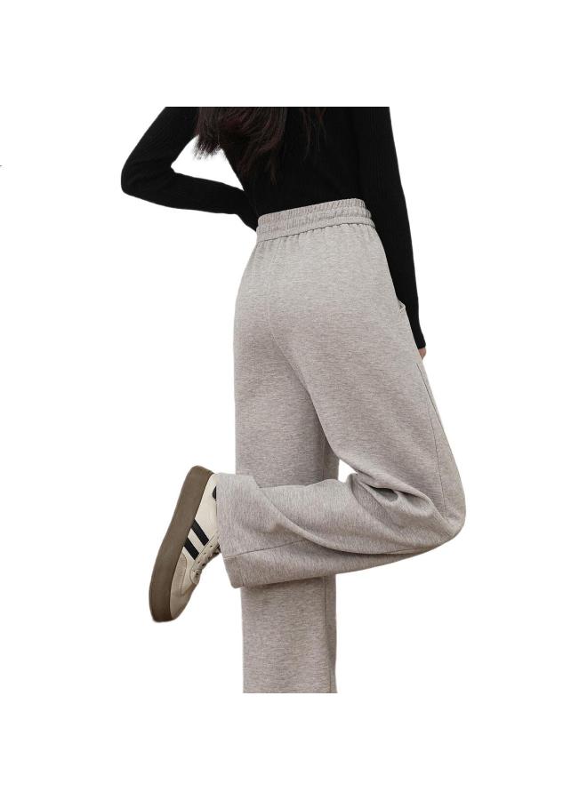 dme "Pear-Shaped Casual Wear" Winter Cloud Comfort High Waist Drawstring Elastic Bend Knife Pants Elasticity Cover Meat Casual Pants For Women - Image 1