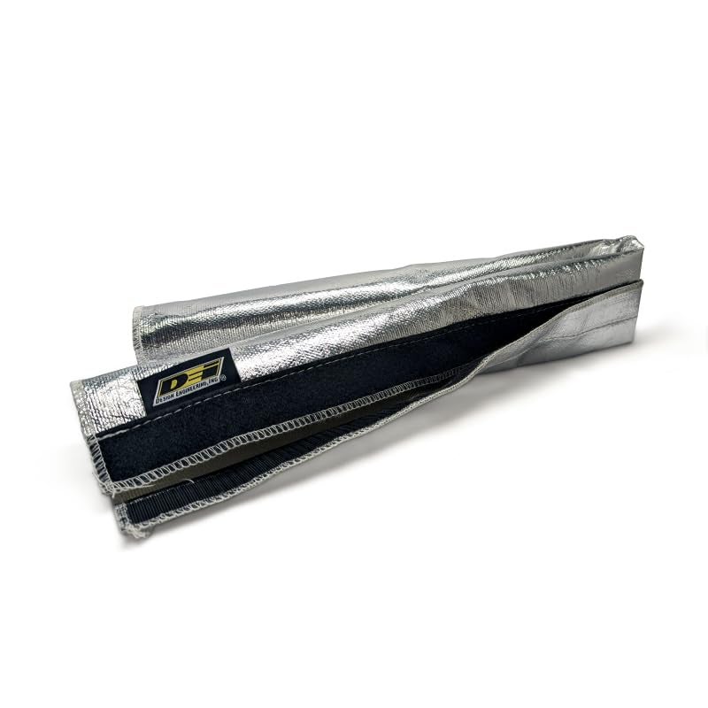Design Engineering Heat Shroud 2" - 2-1/2" I.D. x 3ft Aluminized Sleeving for Ultimate Hi-Temp Protection (with Hook and Loop Closure) - Image 2