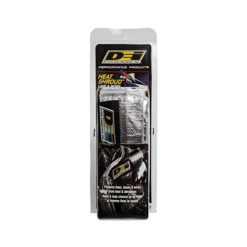 Design Engineering Heat Shroud 2" - 2-1/2" I.D. x 3ft Aluminized Sleeving for Ultimate Hi-Temp Protection (with Hook and Loop Closure) - Image 3