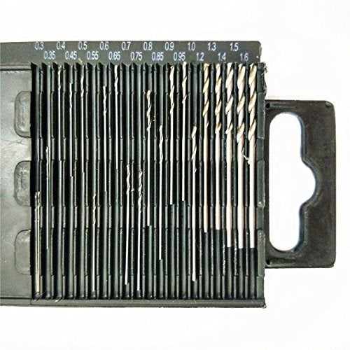 Generic HSS 20PcsSet Twisted Drill Bit Mini drill bit High Speed Steel HSS Micro 03mm16mm Model Craft With Case Repair Parts TDZ149  - Image 2