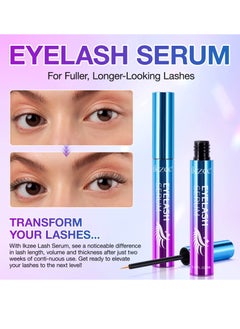 IKZEE Eyelash Serum Rapid Eyelash Growth Serum Lash Serum for Eyelash Growth Lash Growth Serum for Stronger Healthier Fuller Longer Lashes and Brows Lash and Brow Growth Serum  - Image 3