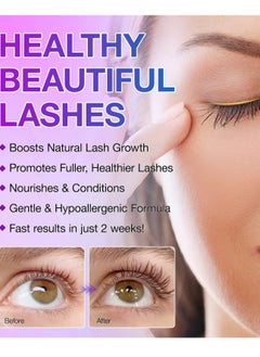 IKZEE Eyelash Serum Rapid Eyelash Growth Serum Lash Serum for Eyelash Growth Lash Growth Serum for Stronger Healthier Fuller Longer Lashes and Brows Lash and Brow Growth Serum  - Image 4