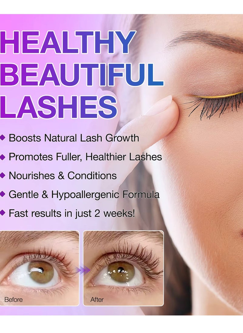 IKZEE Eyelash Serum Rapid Eyelash Growth Serum Lash Serum for Eyelash Growth Lash Growth Serum for Stronger Healthier Fuller Longer Lashes and Brows Lash and Brow Growth Serum  - Image 4