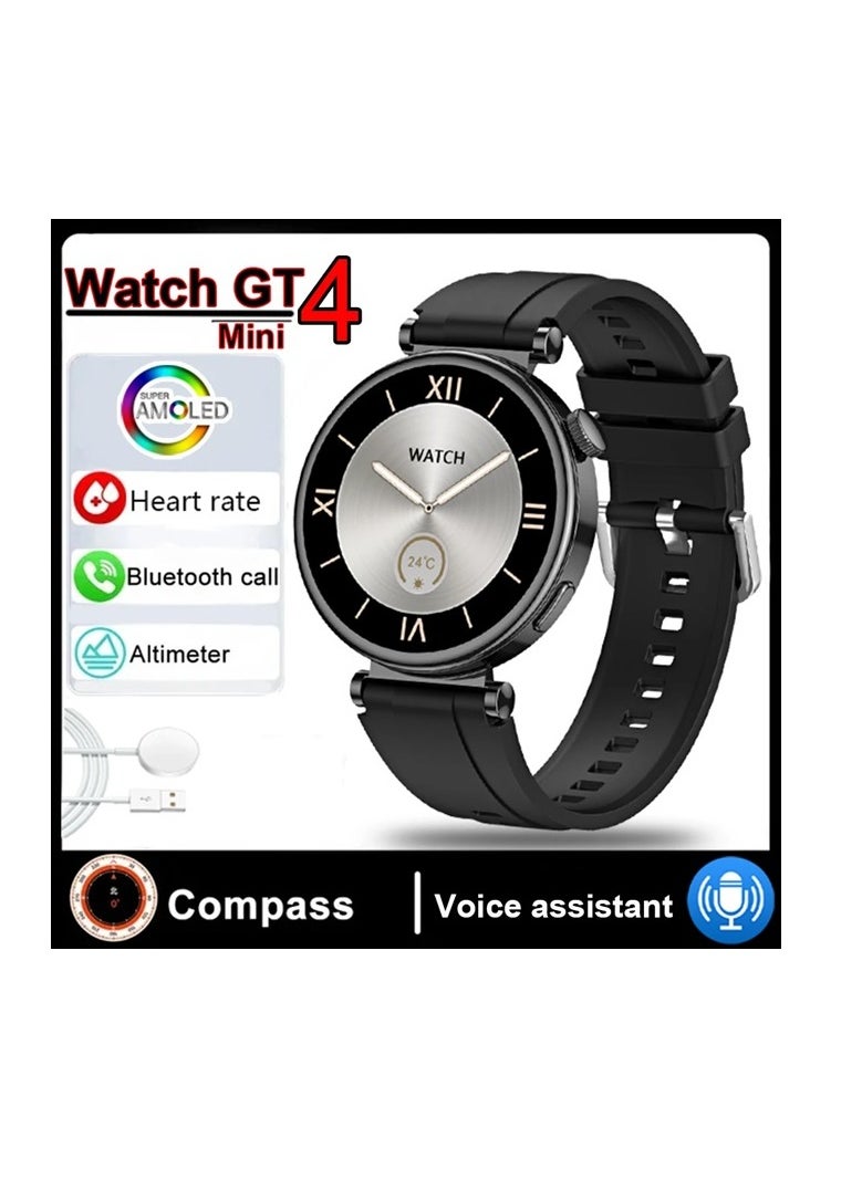 Generic - GT 4 41mm Smart Watch, 7 Days Battery Life, Science-based Calorie Management, Pulse Wave Arrhythmia Analysis, TruSeen 5.5+ Heart Rate Monitor, Compatible with Andriod & iOS, black - Image 1