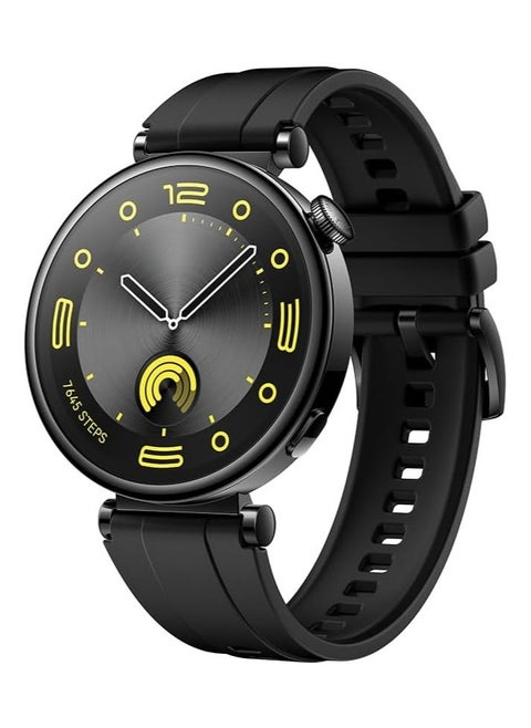 GT 4 41mm Smart Watch, 7 Days Battery Life, Science-based Calorie Management, Pulse Wave Arrhythmia Analysis, TruSeen 5.5+ Heart Rate Monitor, Compatible with Andriod & iOS, black