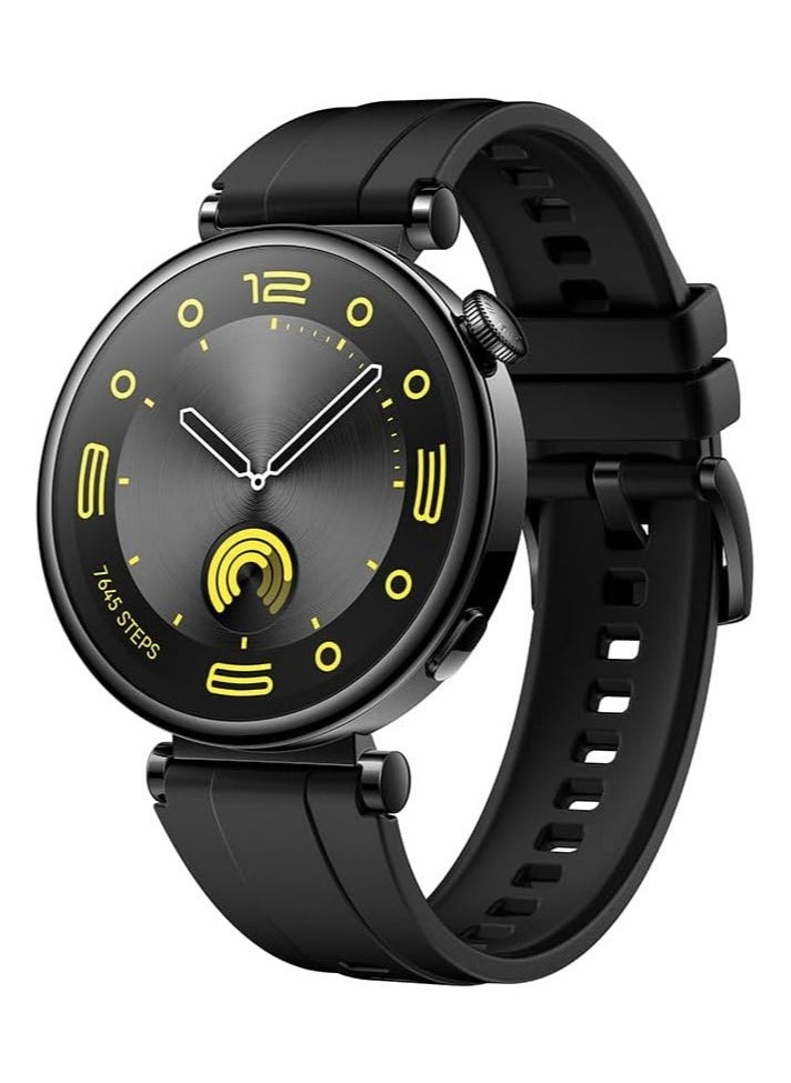 Generic - GT 4 41mm Smart Watch, 7 Days Battery Life, Science-based Calorie Management, Pulse Wave Arrhythmia Analysis, TruSeen 5.5+ Heart Rate Monitor, Compatible with Andriod & iOS, black - Image 1
