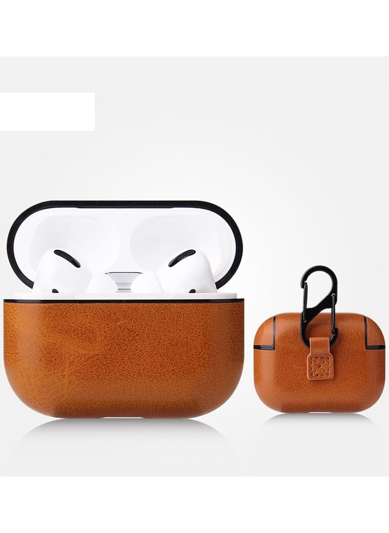 Loquat - Airpods Pro Bluetooth Headset Crazy Horse Pattern Protective Cover - Image 1